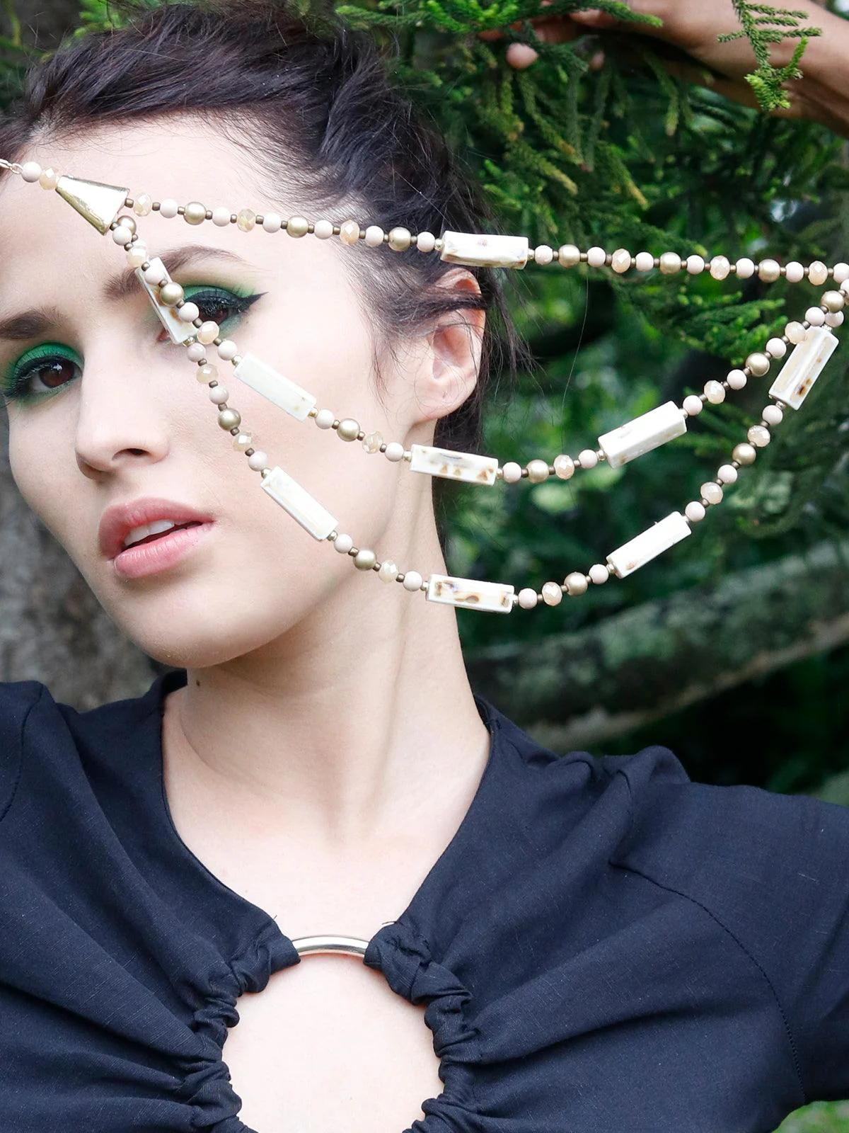 Odette Women Begie Beaded Chain