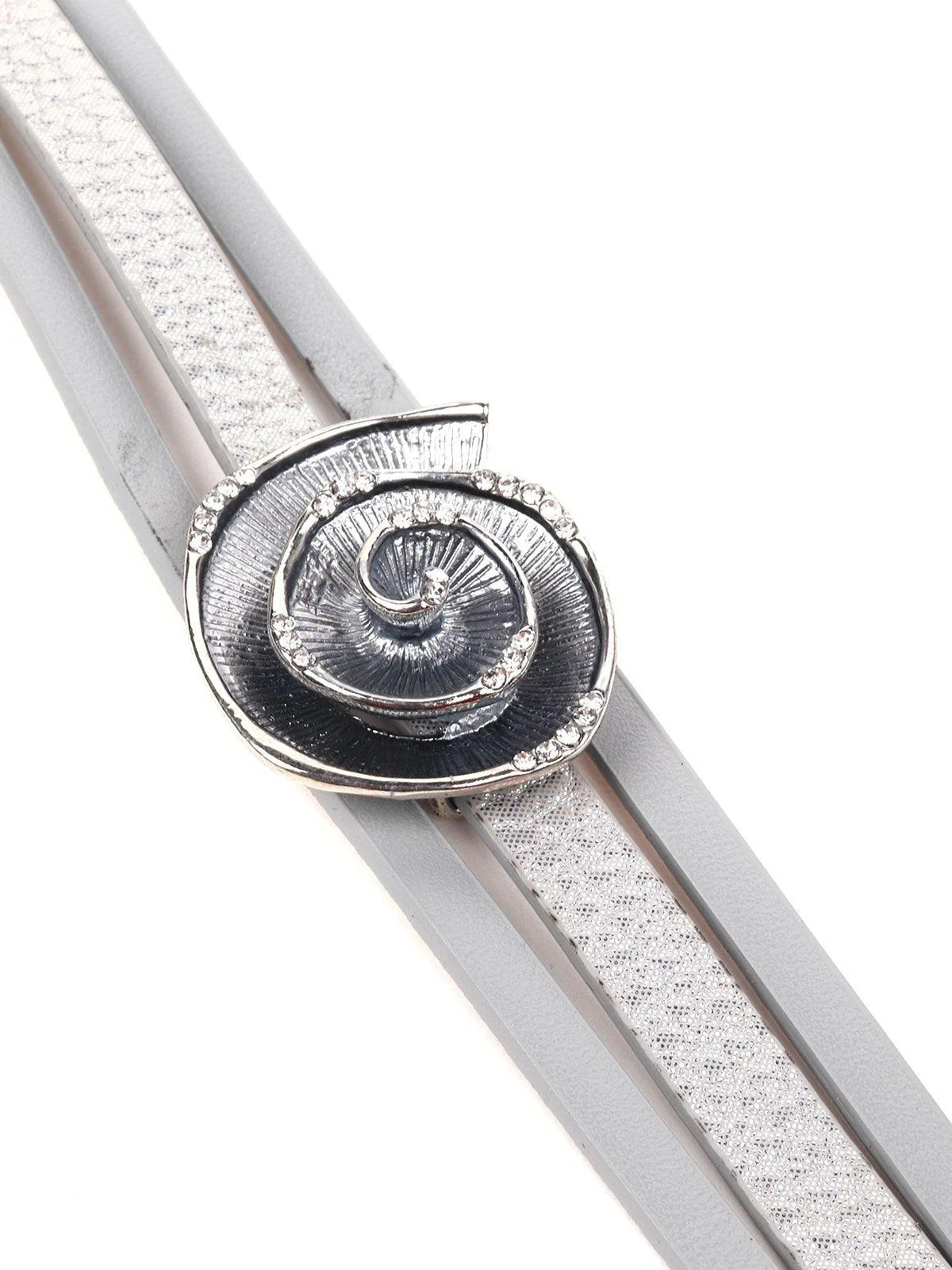 Odette Women Grey Metal Bracelet - Image 5
