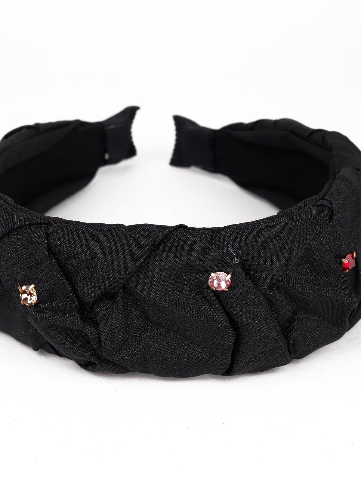 Odette Women Multicolour Rhinestones Hairband - Image 6