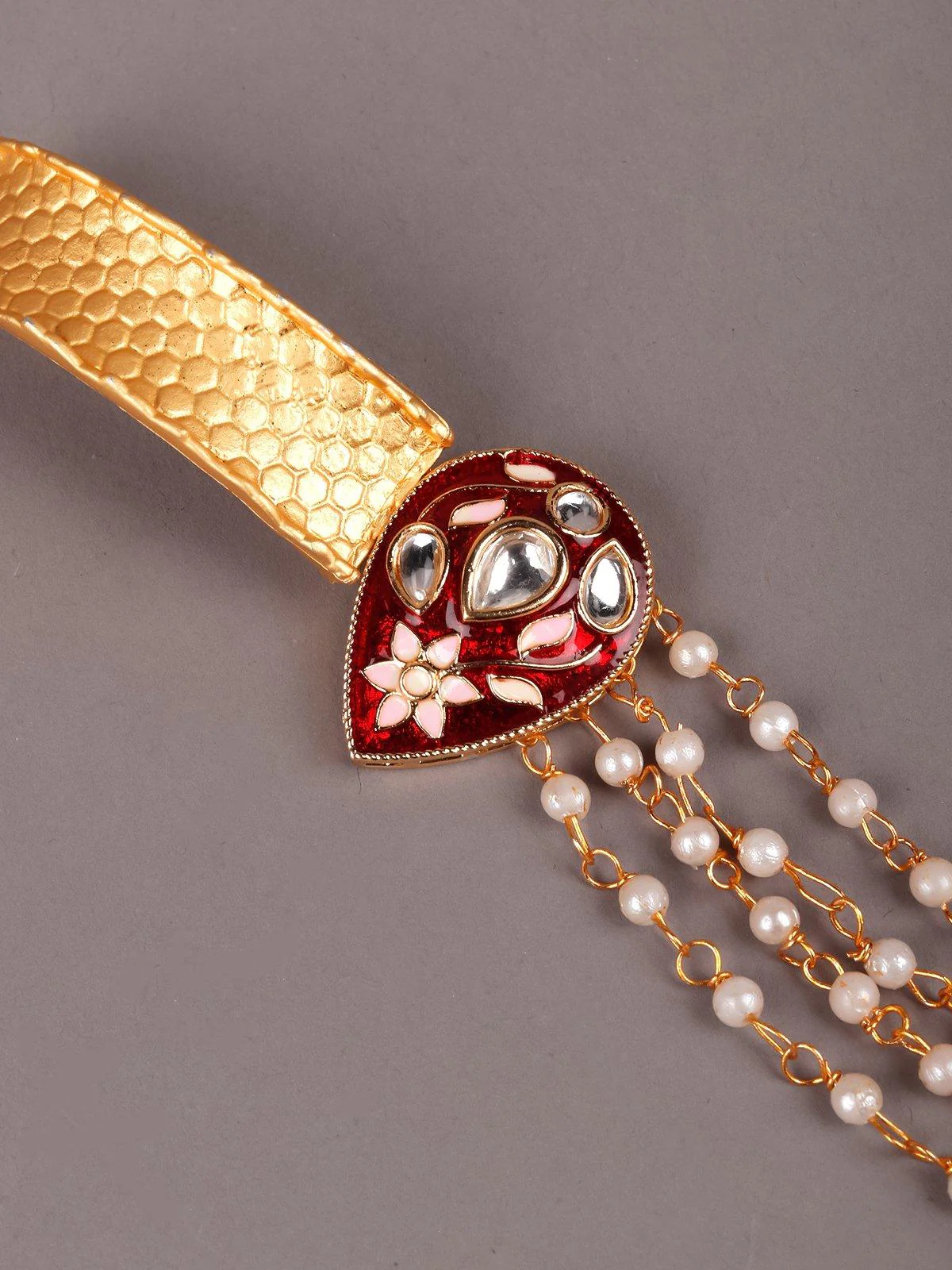 Odette Women Gold Metal Bracelet - Image 4