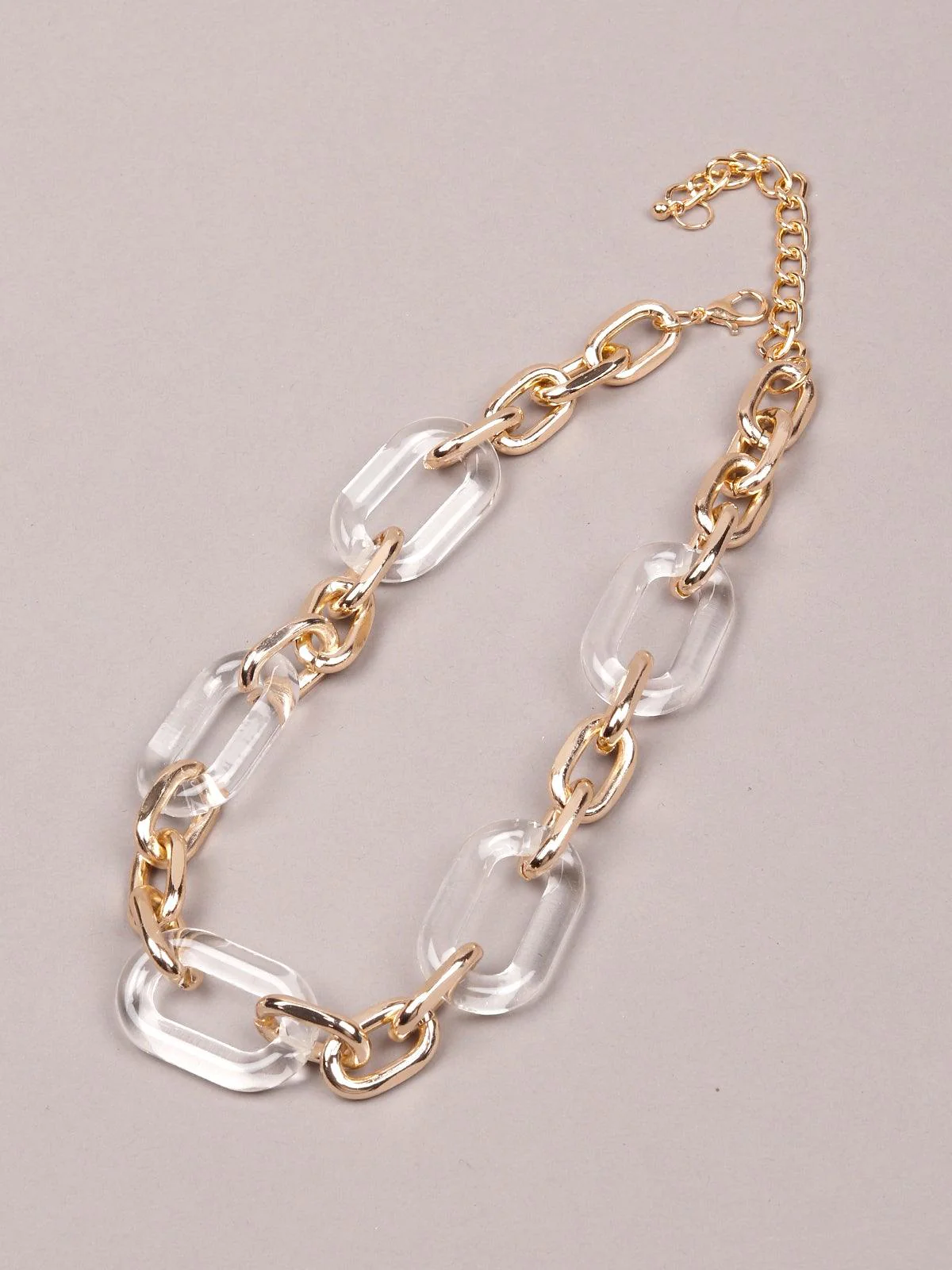 Odette Women Gold Metal Chained Necklace - Image 4