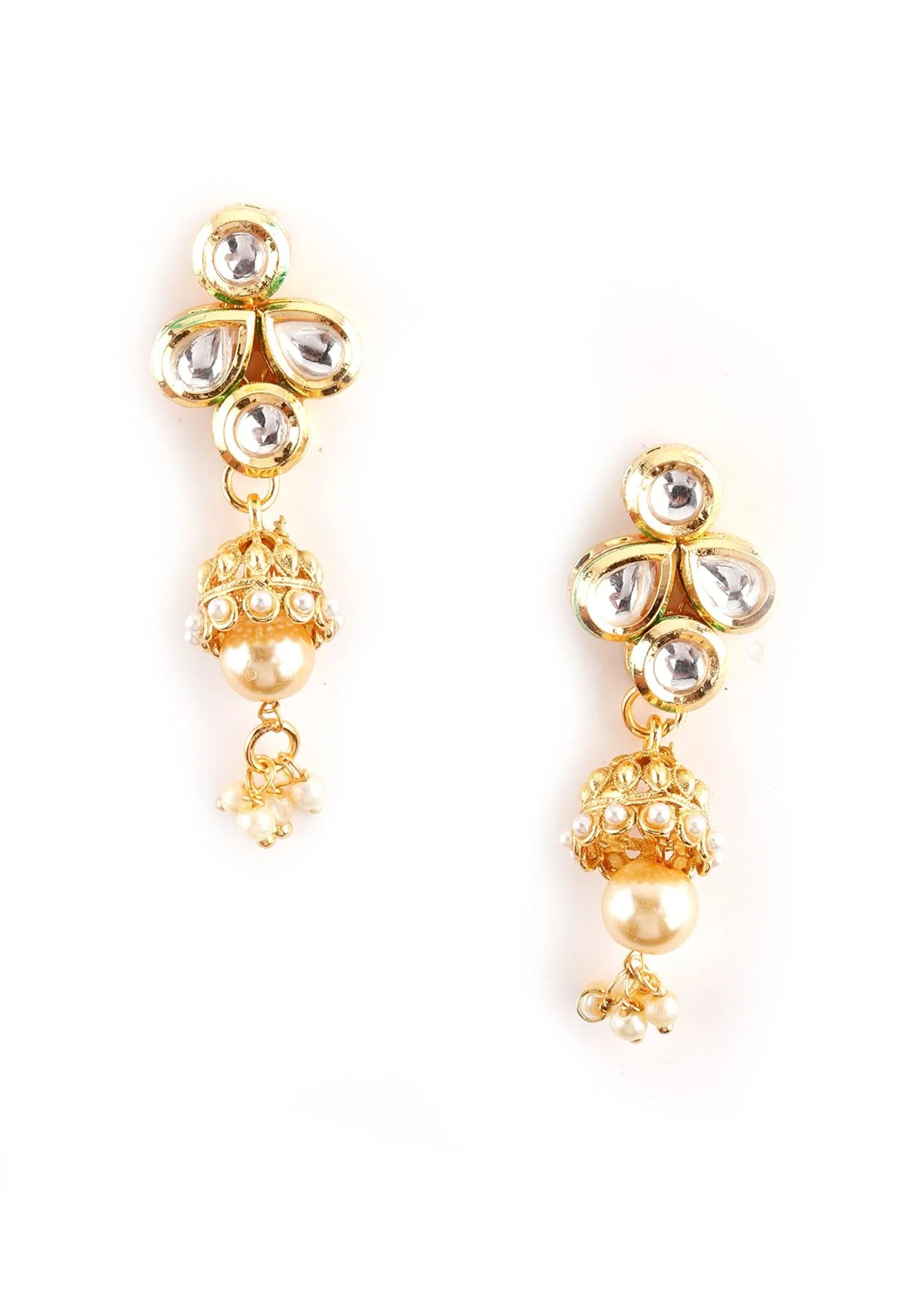 Odette Women Trendy Off-White Pearl Choker Set - Image 5