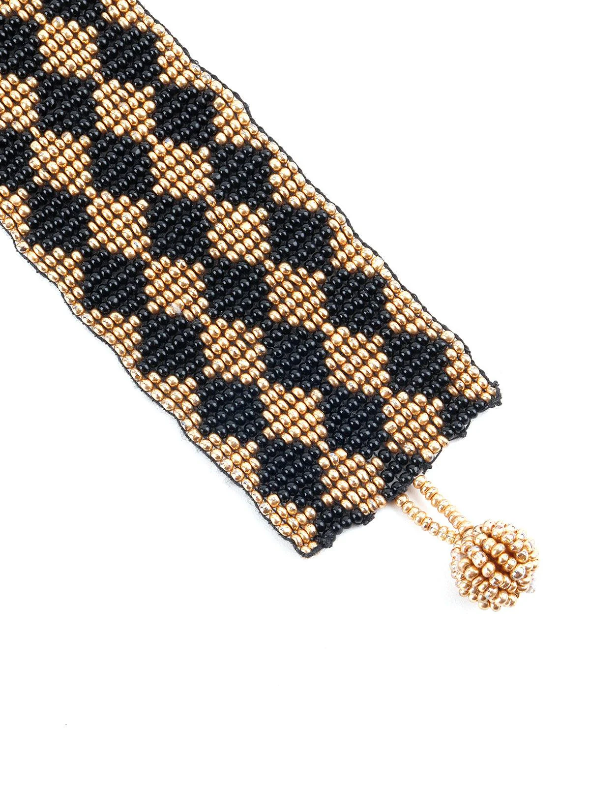 Odette Women Trendy Two-Toned Beaded Bracelet - Image 5