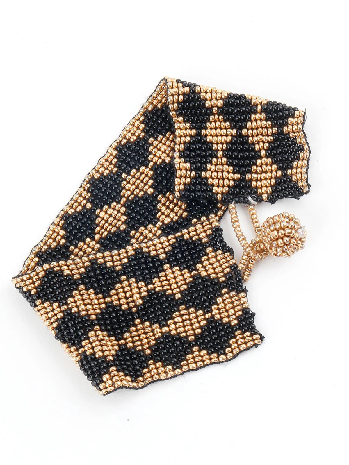 Odette Women Trendy Two-Toned Beaded Bracelet - Image 6