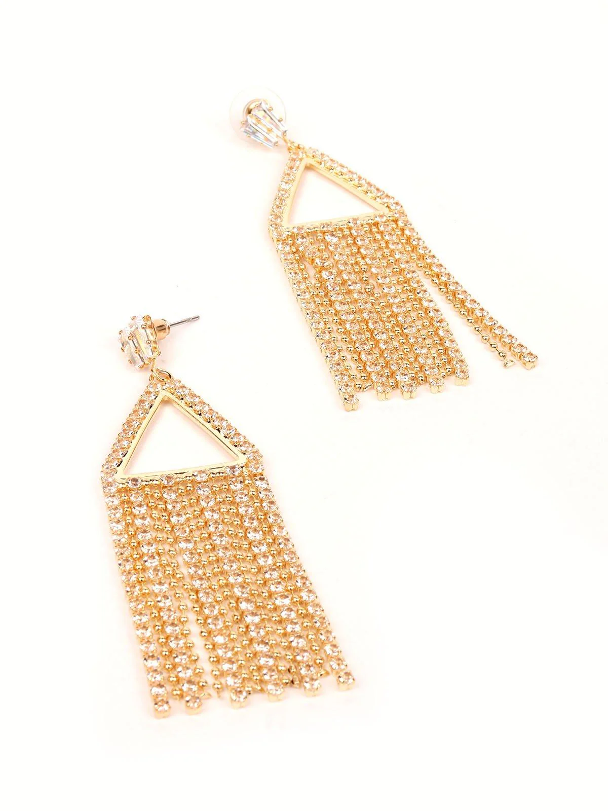 Odette Women Gold Metal Earrings - Image 5