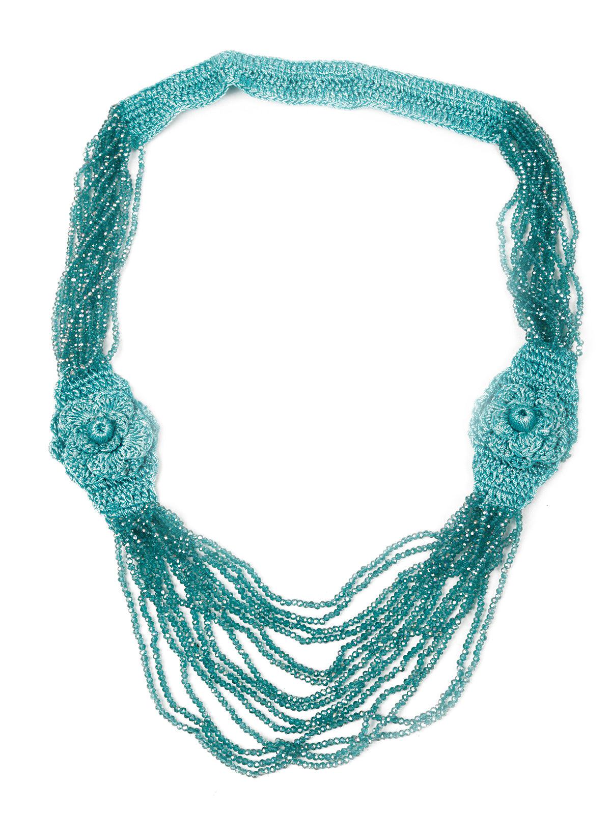Odette Women Blue Metal Necklace - Image 3