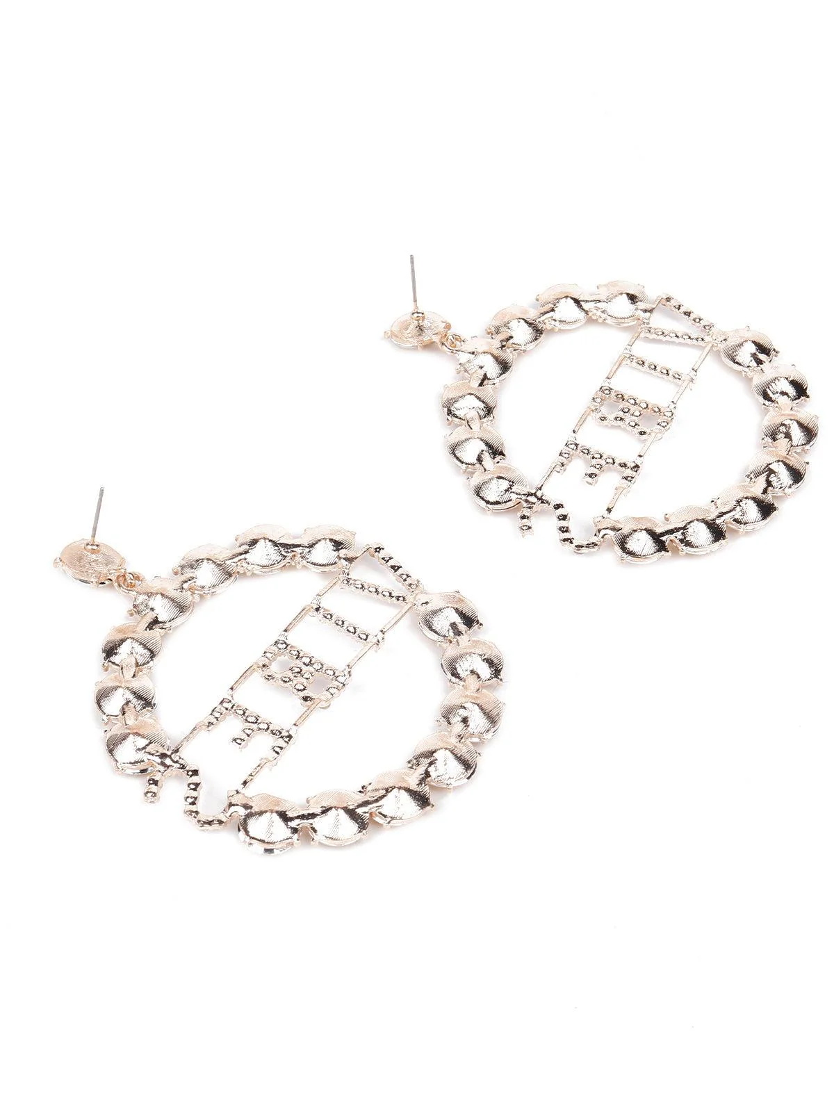 Odette Women Gold Metal Earrings - Image 6