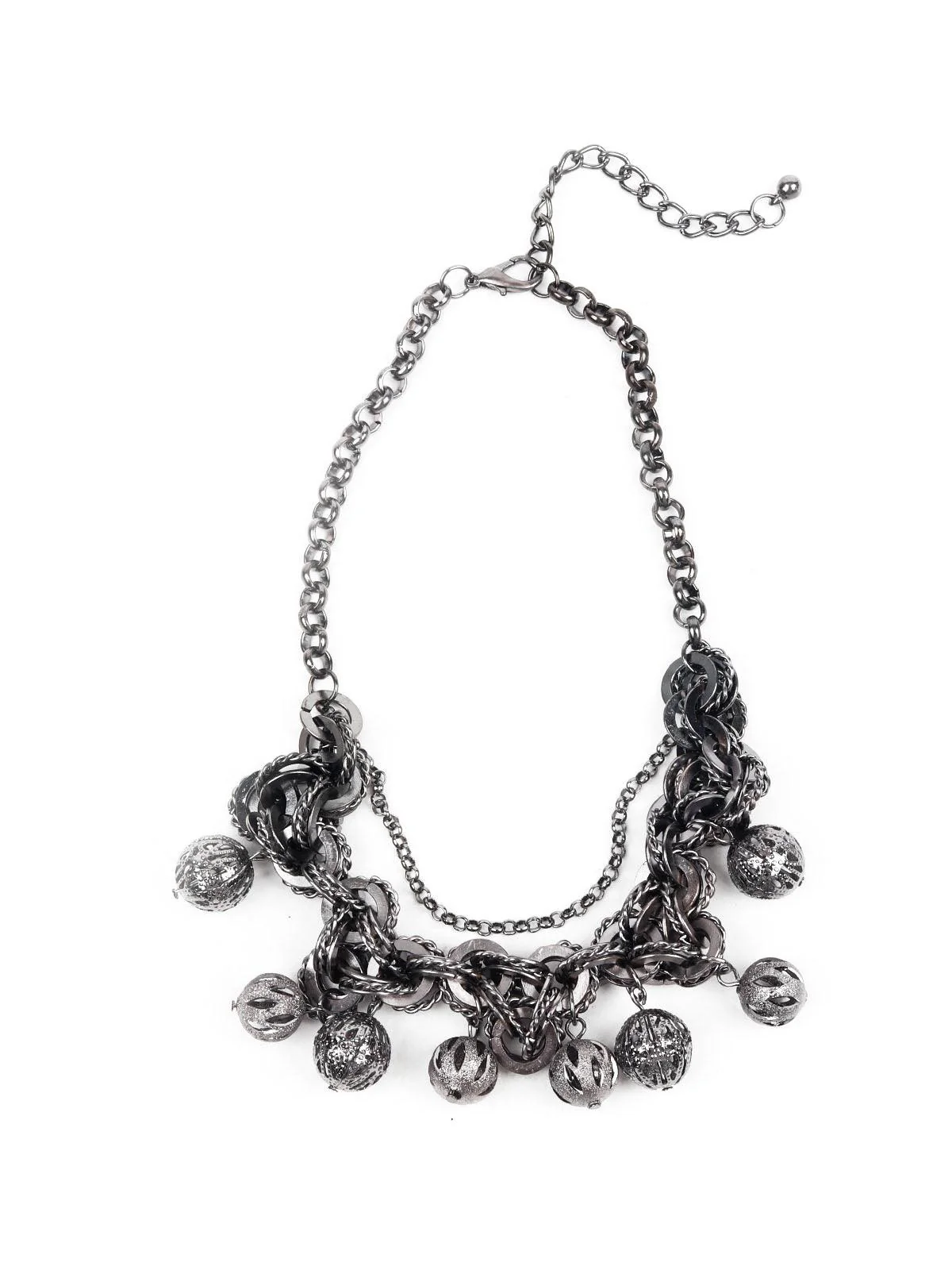 Odette Women Western Black Choker Necklace