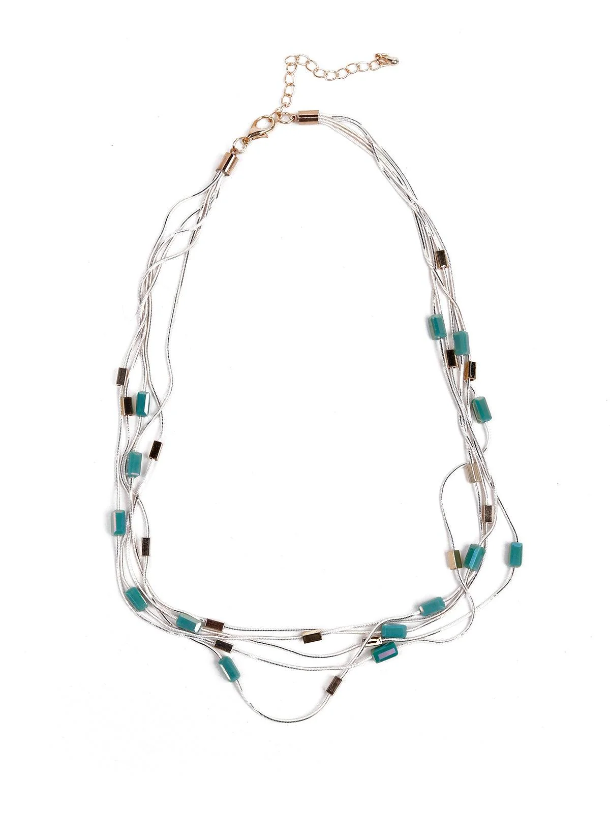 Odette Women Blue Metal Necklace - Image 3