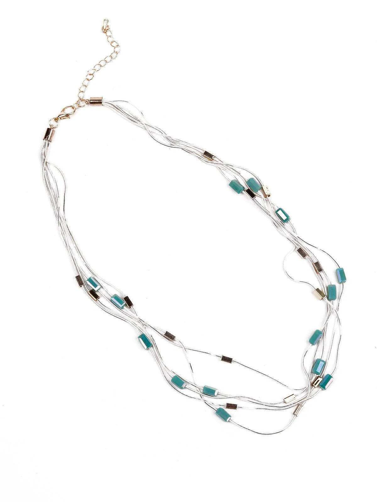 Odette Women Blue Metal Necklace - Image 4