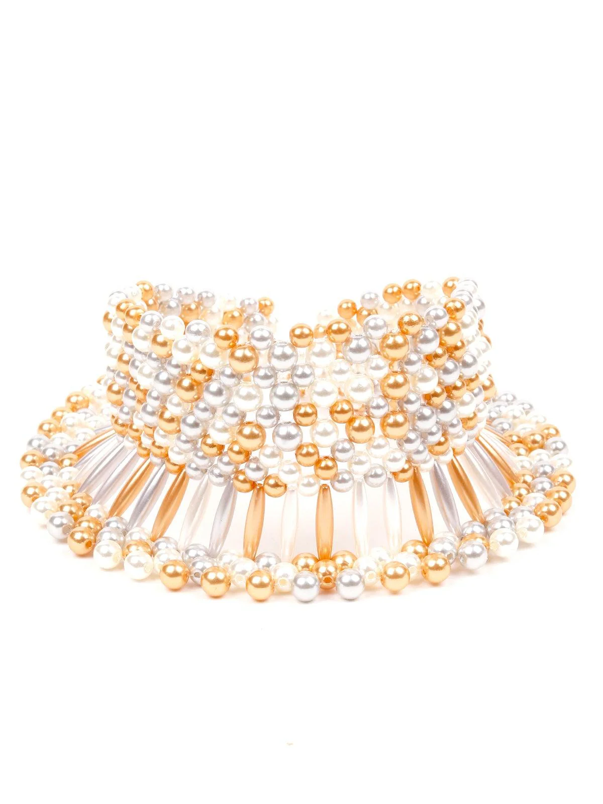 Odette Women White Metal Necklace - Image 3