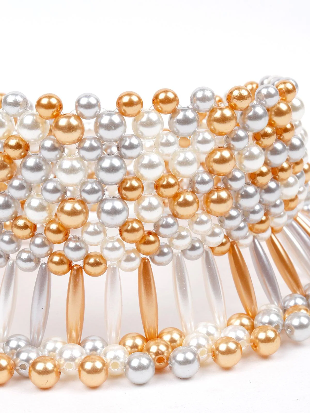Odette Women White Metal Necklace - Image 6