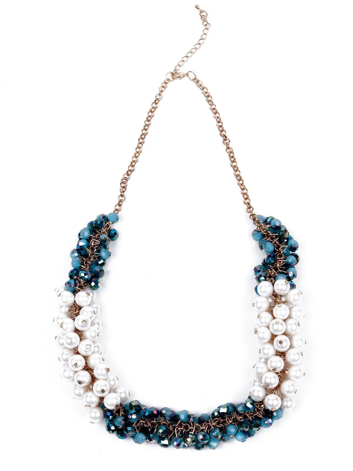 Odette Women White Metal Necklace - Image 3