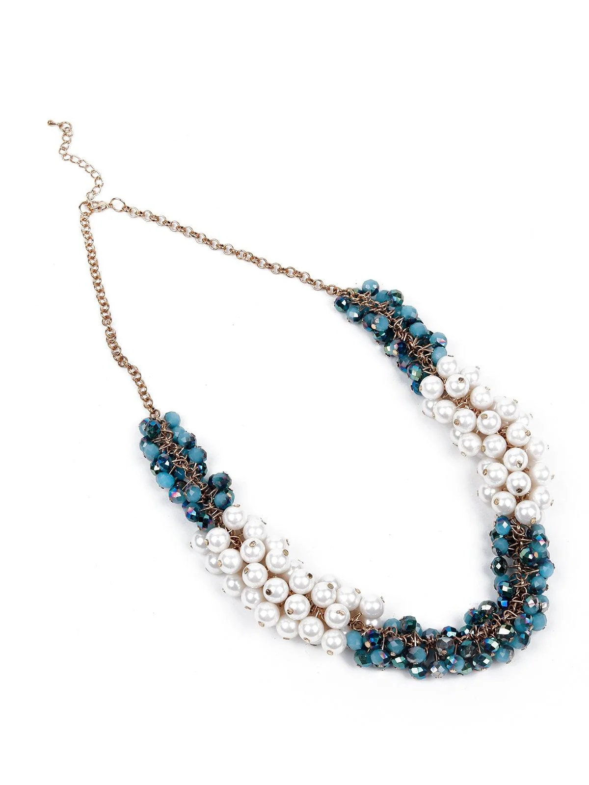 Odette Women White Metal Necklace - Image 4