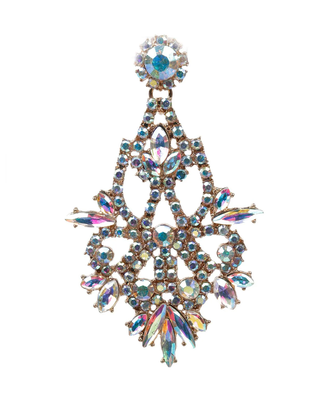 Odette Women Multicolor Dangler Earrings - Image 2