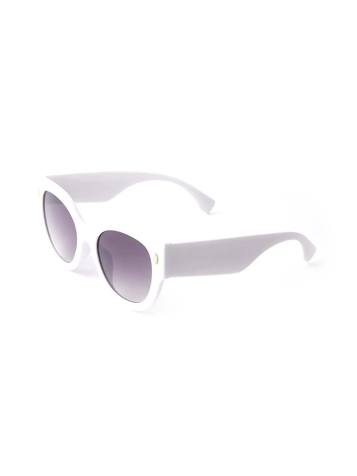Odette White Frame Stylish Sunglasses For Women - Image 4