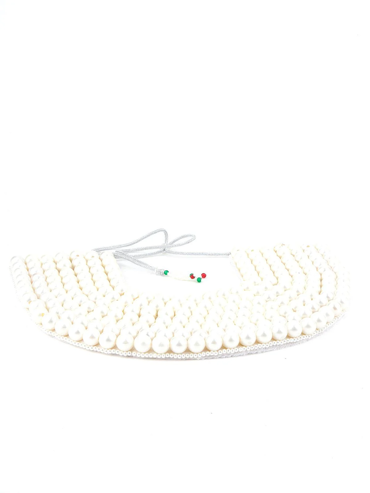 Odette Women White Pearl U Shaped Necklace - Image 4