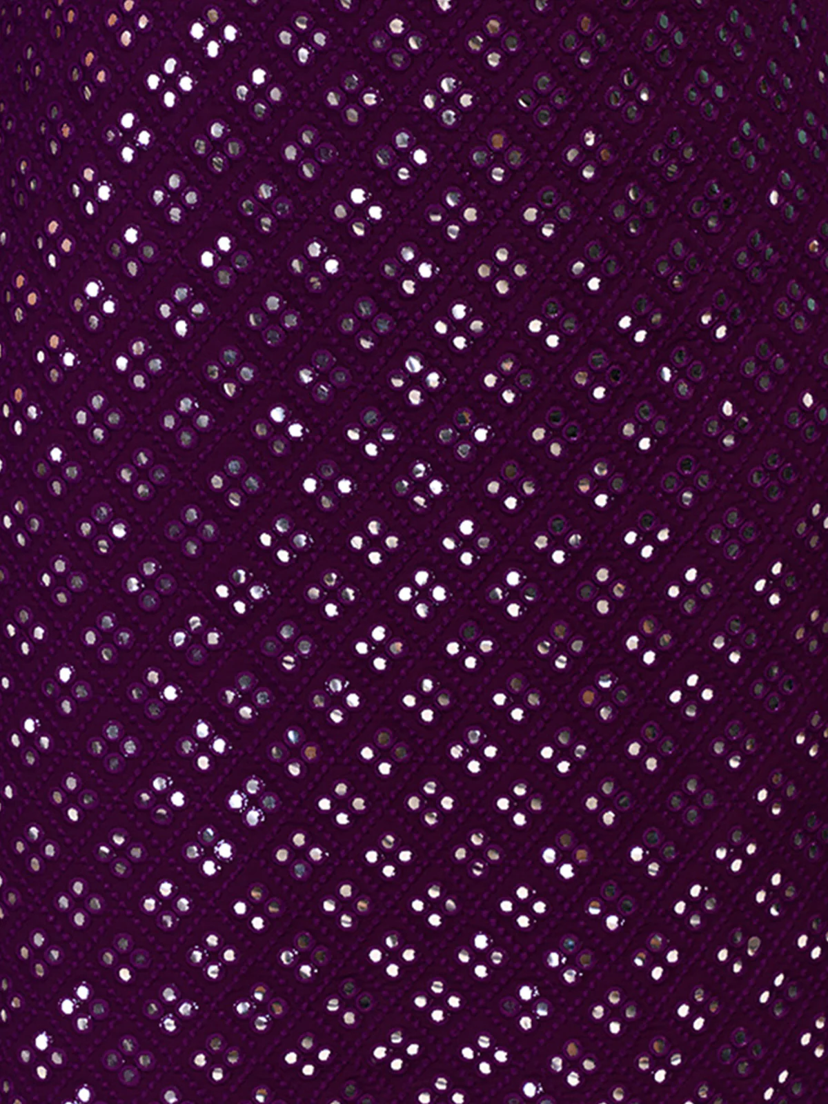 Odette Women Violet Georgette Embroidered Stitched Kurta Set - Image 7