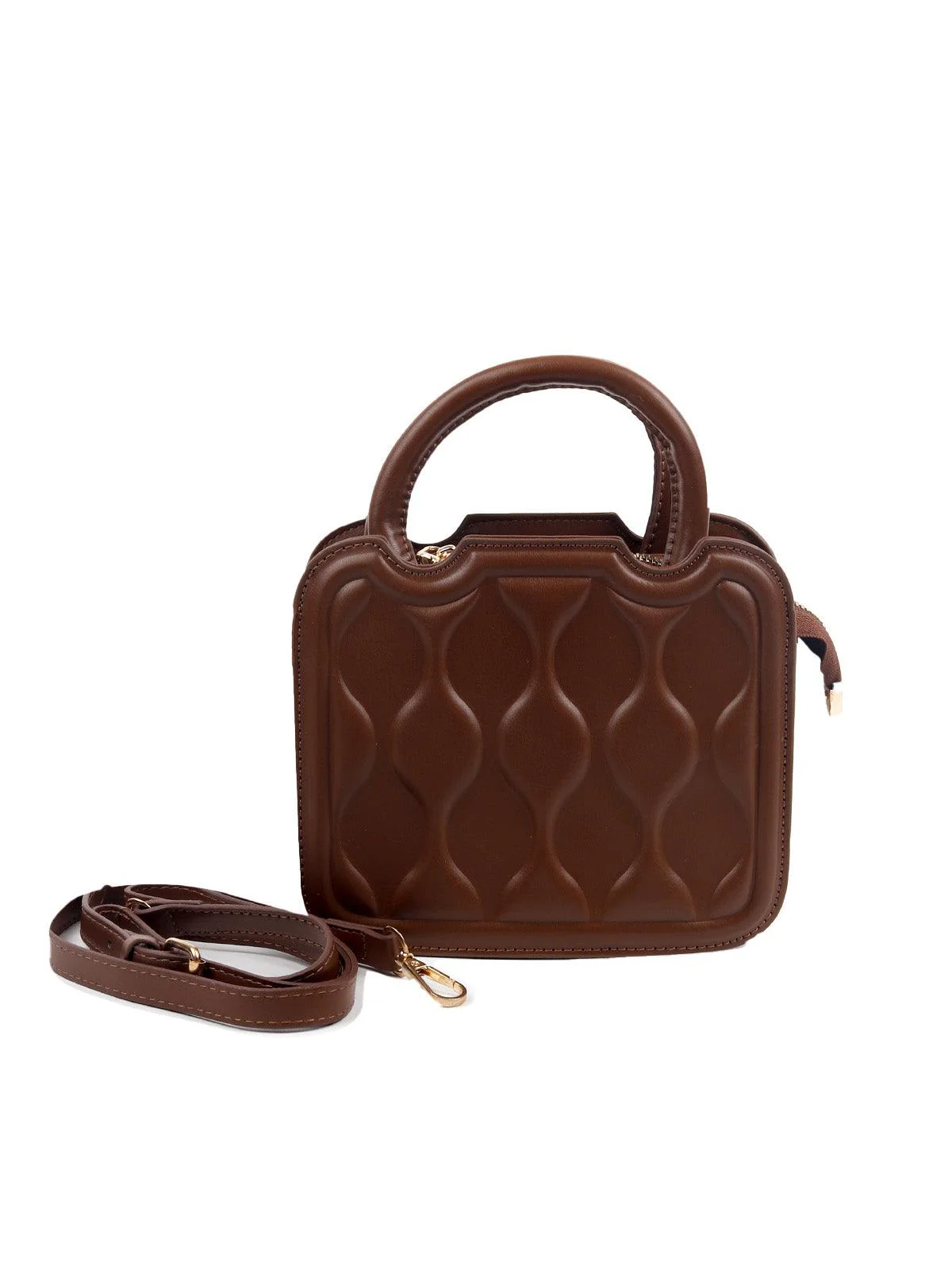 Odette Women Yummy Brown Clutch Bag - Image 4