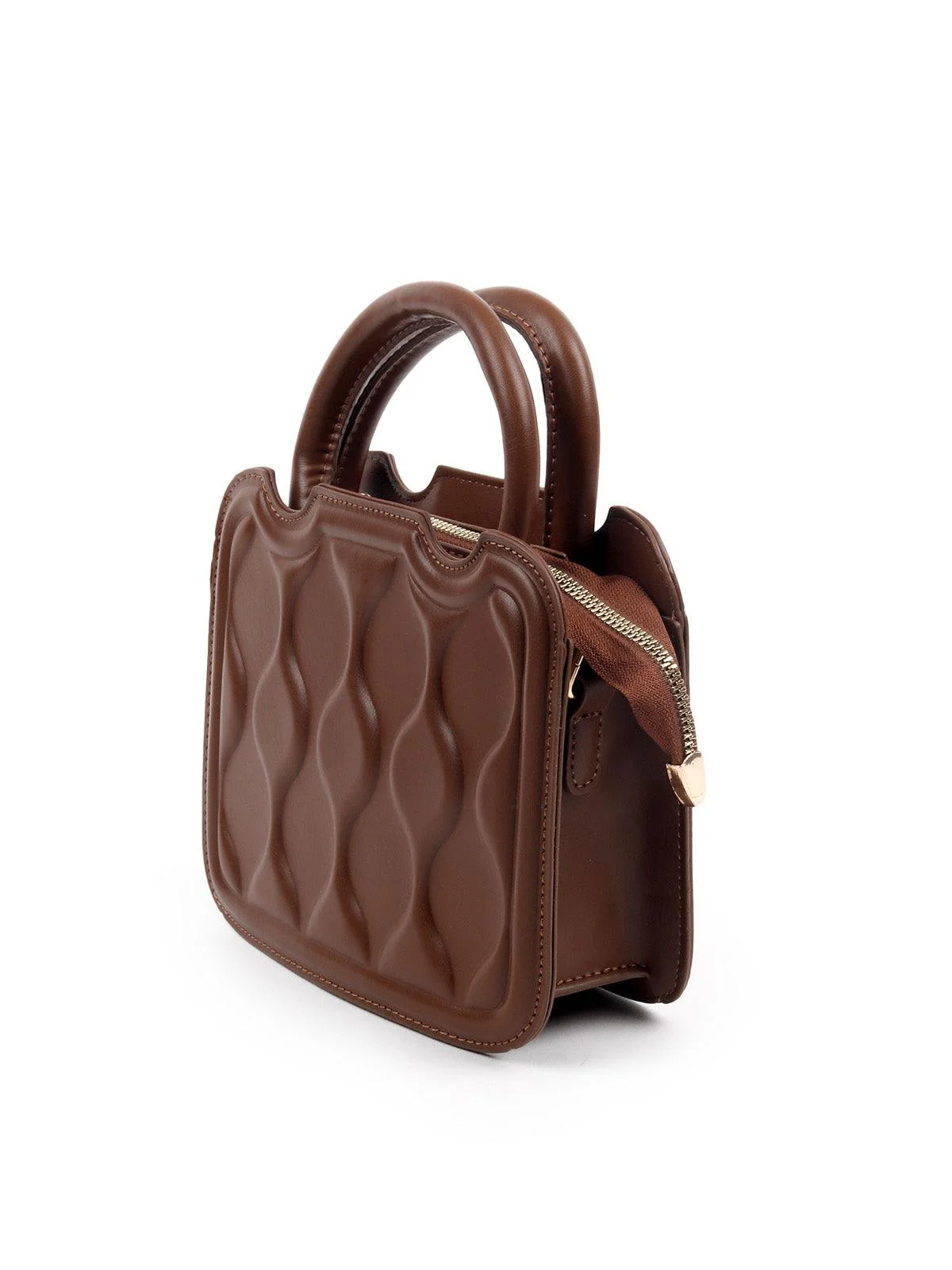 Odette Women Yummy Brown Clutch Bag - Image 5